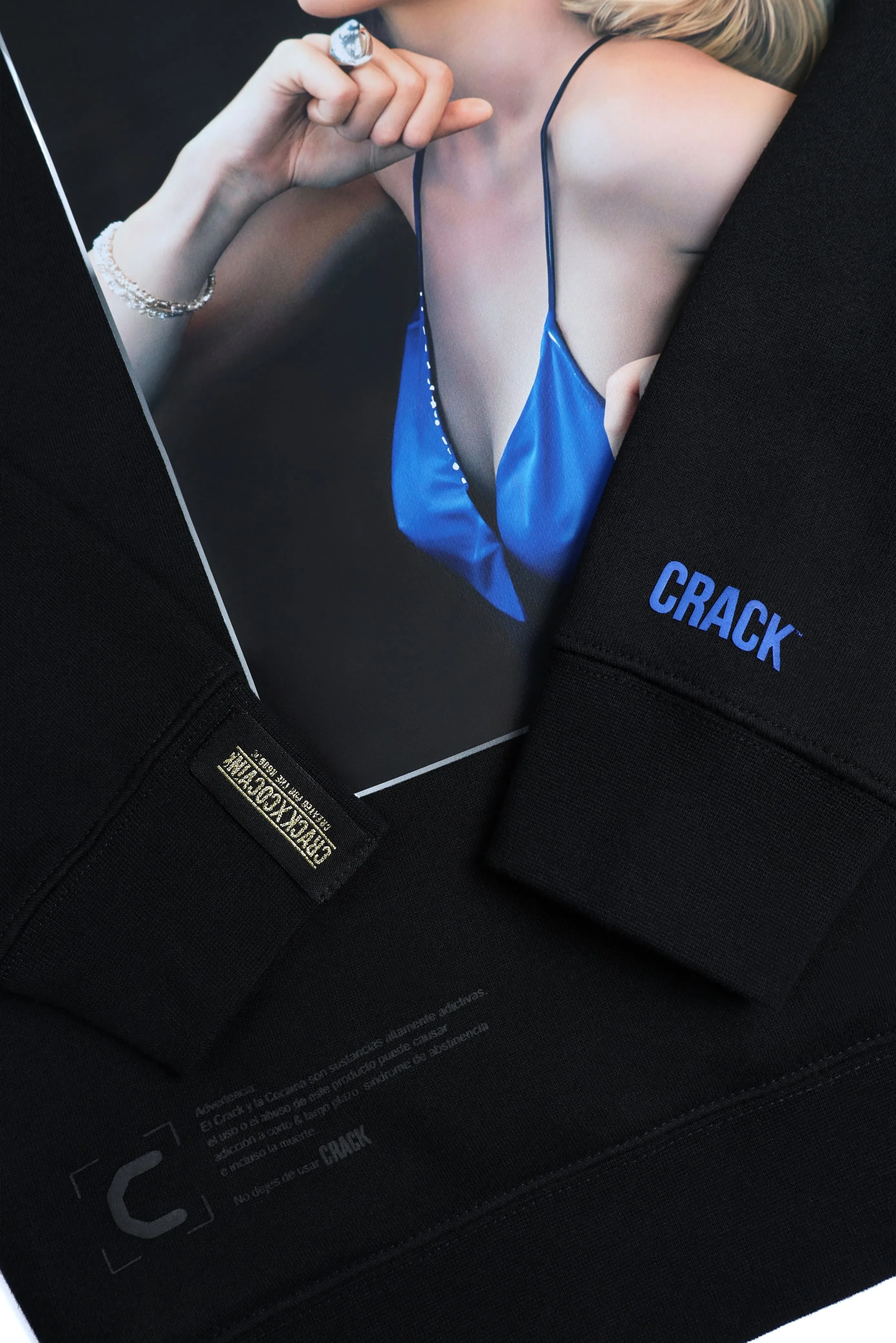 Elvira Pullover Hoodie - Black
