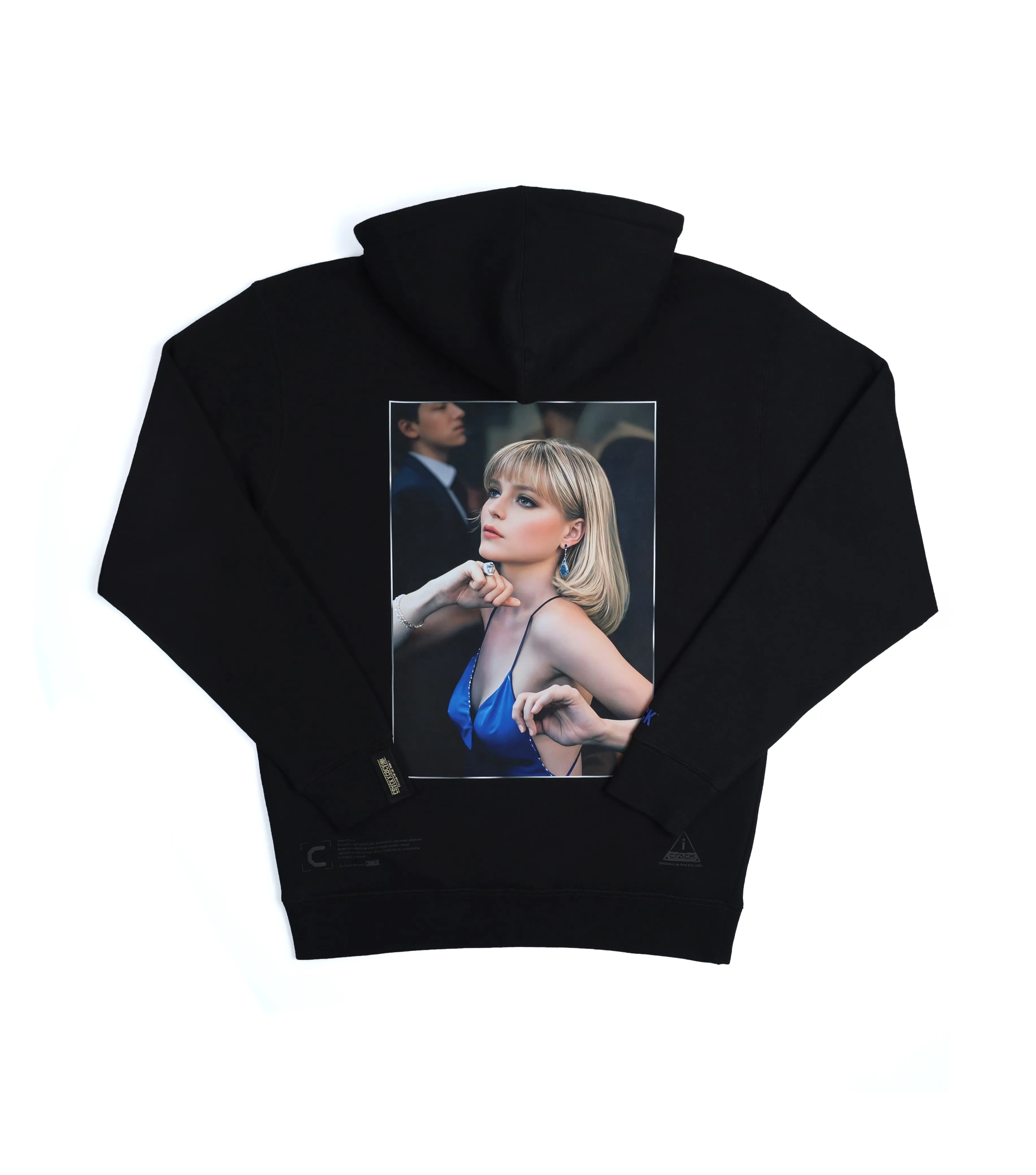 Elvira Pullover Hoodie - Black