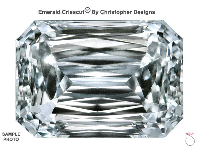 Emerald Crisscut Diamond GIA Certified 1.51ct J-SI1
