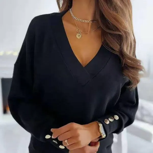 Emmy | Women's sweater with V-neck