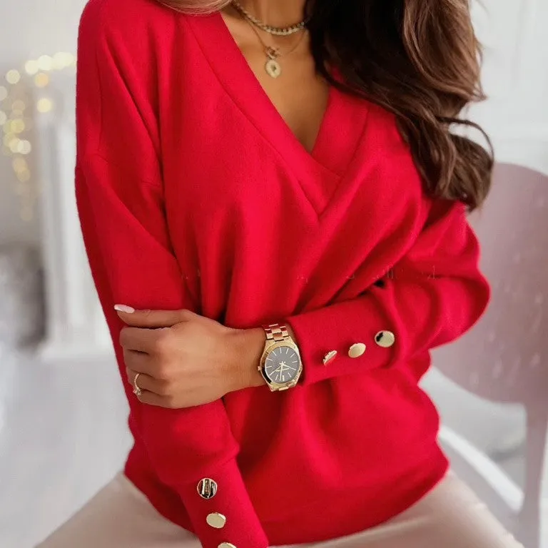 Emmy | Women's sweater with V-neck