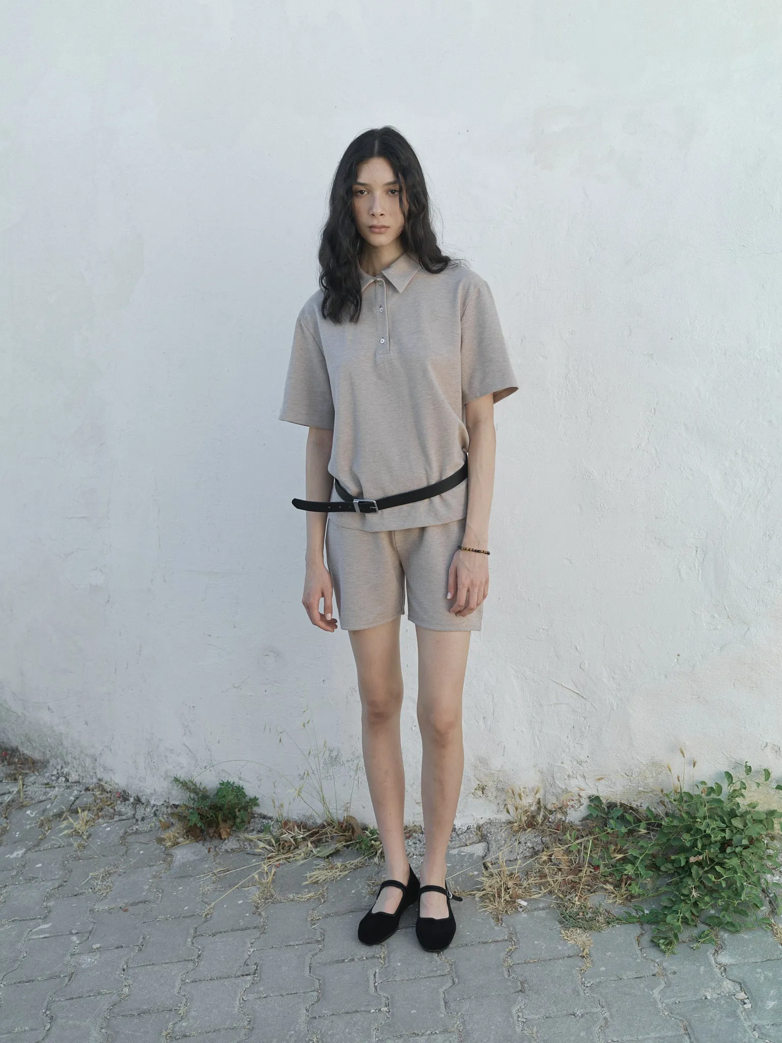 esme shorts grey
