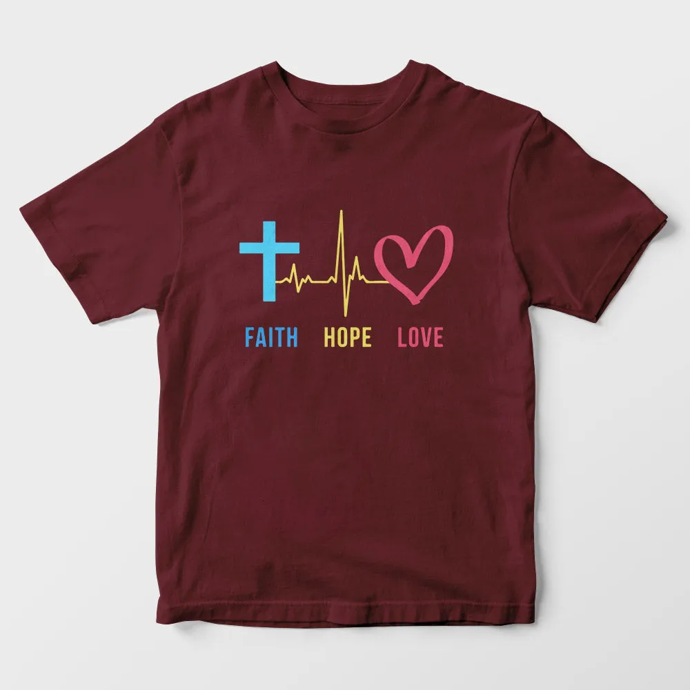 Faith Hope Love Kids T-Shirt