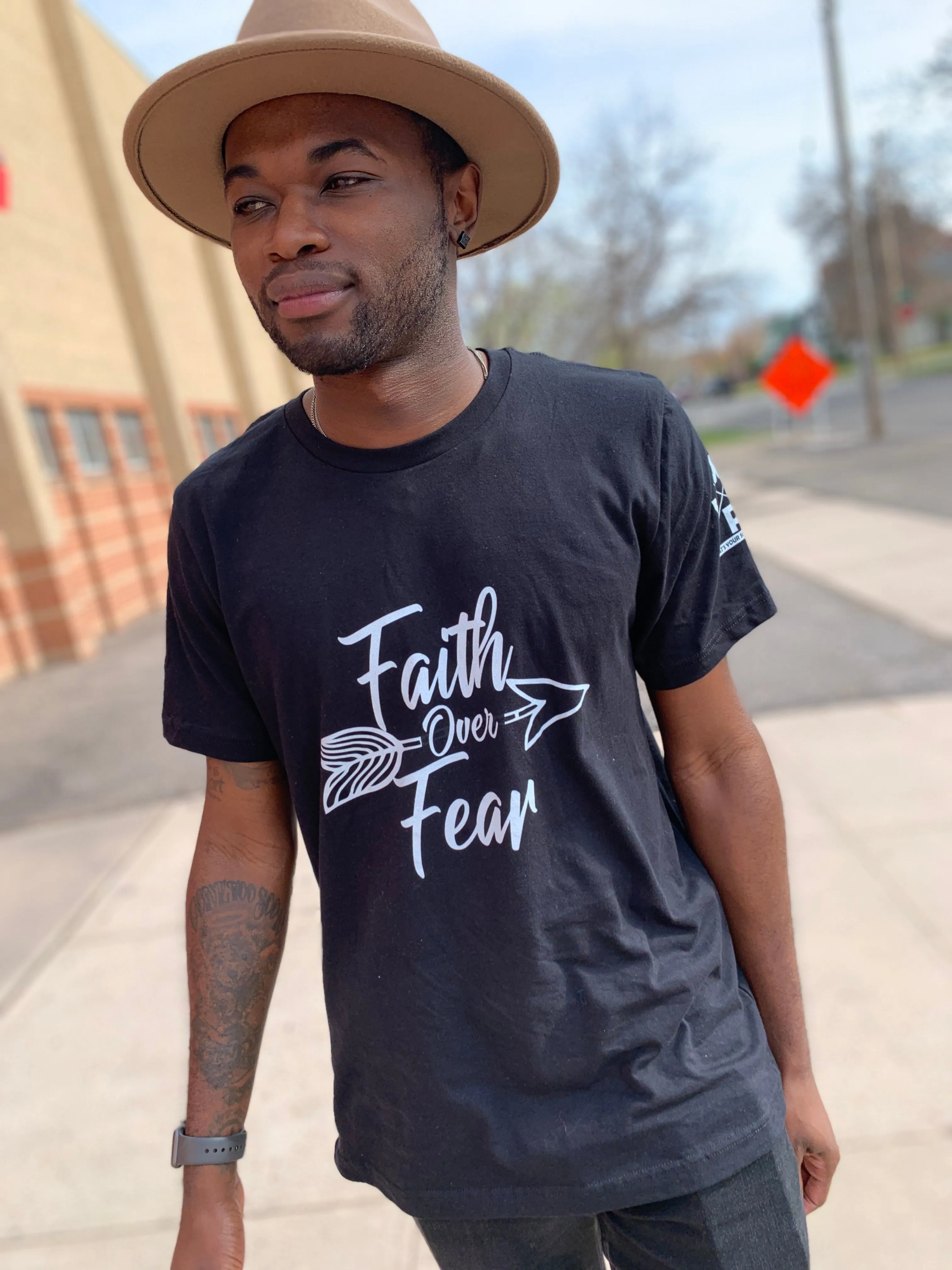 Faith Over Fear - Short-Sleeve Unisex T-Shirt