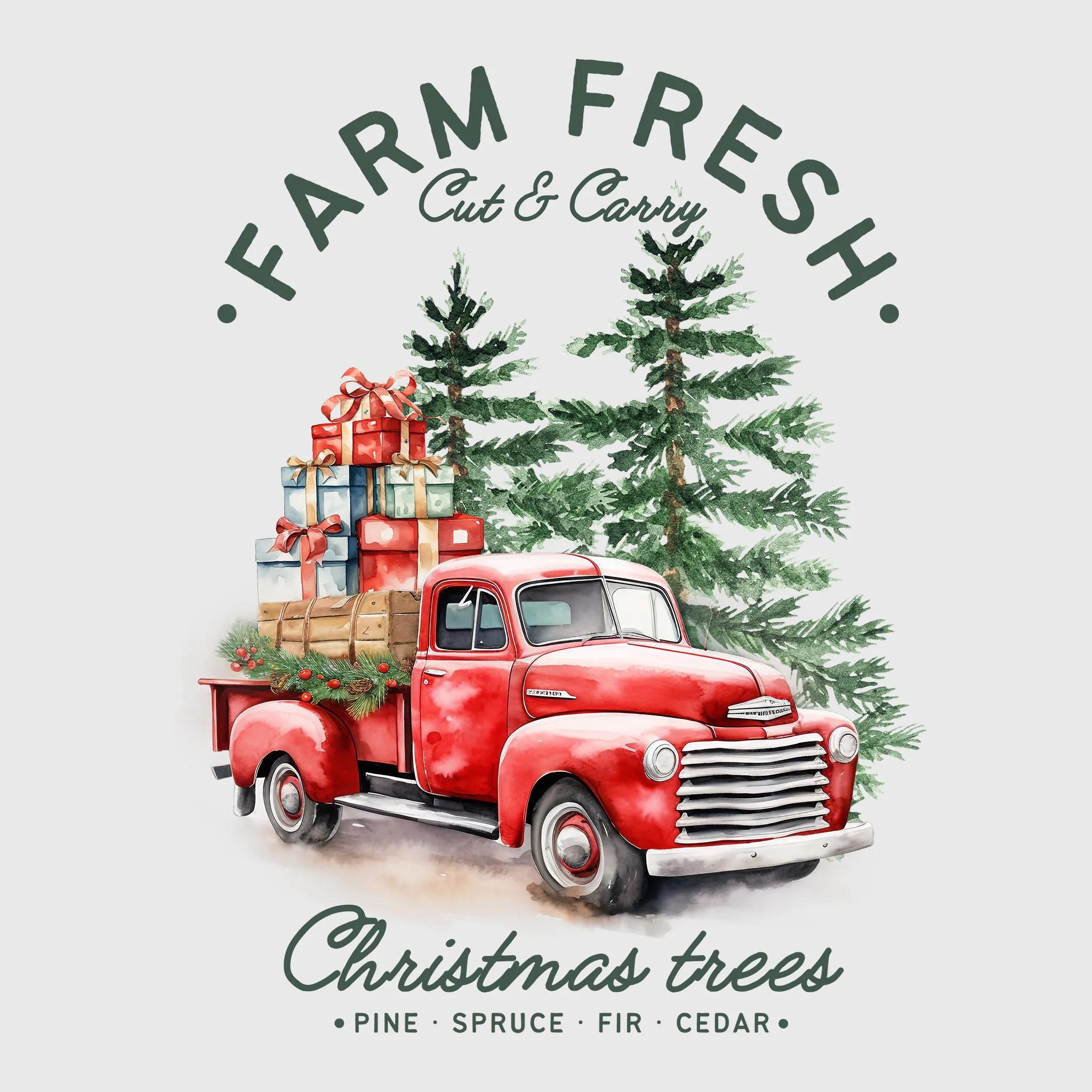 Farm Fresh Christmas Truck Transfer