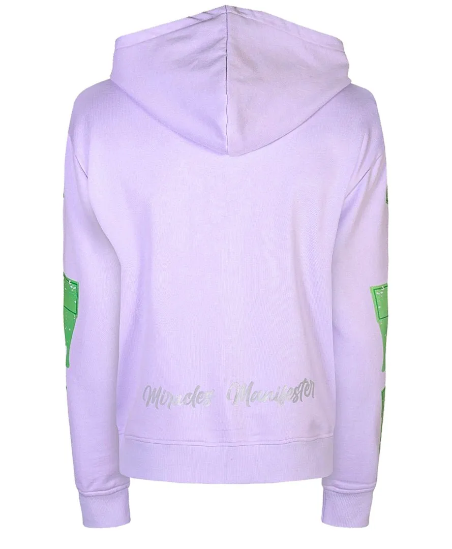 Fiesta Bull Reflective Affirmation Hoodie - Lavender