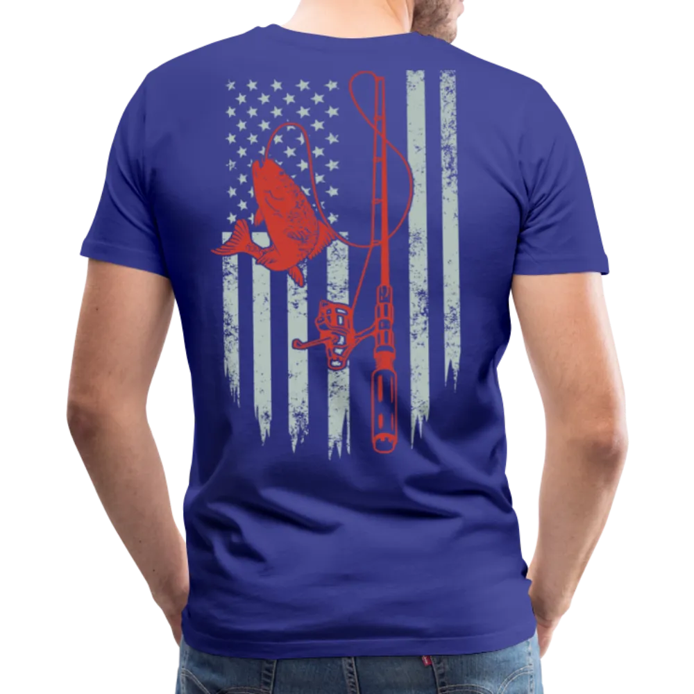 Fishing Flag Men's Premium T-Shirt (KS1016)