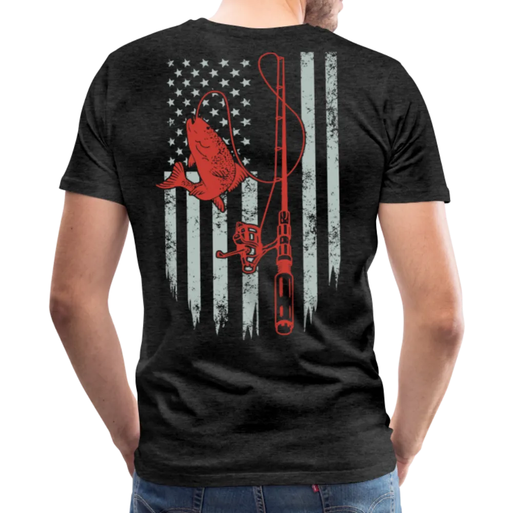 Fishing Flag Men's Premium T-Shirt (KS1016)