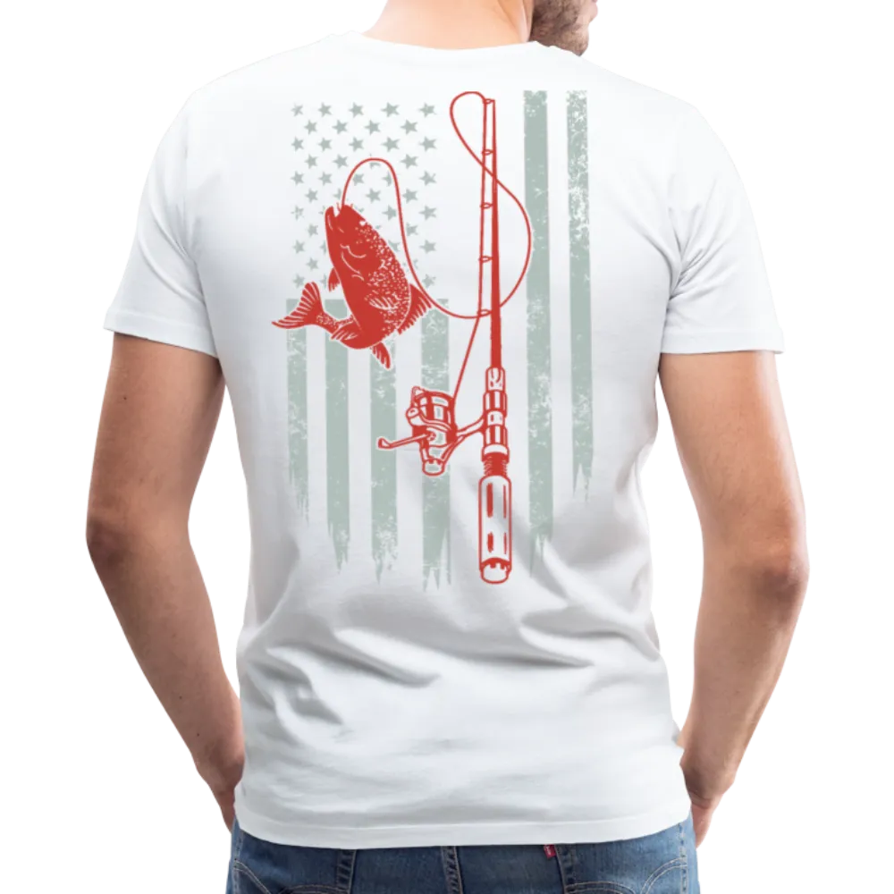 Fishing Flag Men's Premium T-Shirt (KS1016)
