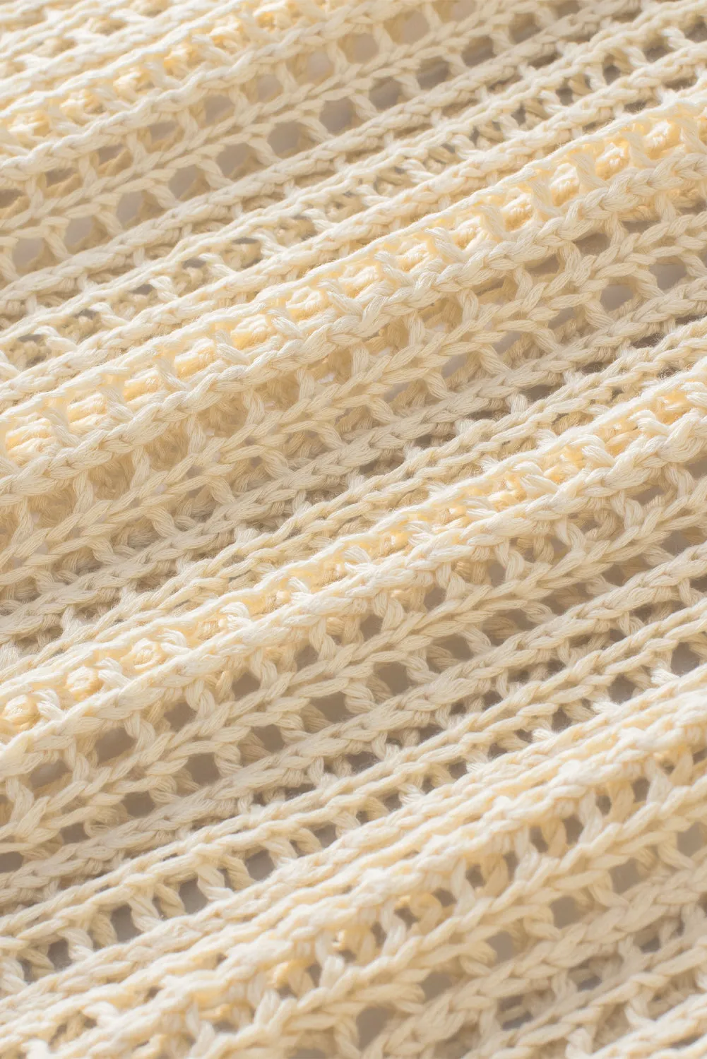 Fishnet Knit Sweater Tee