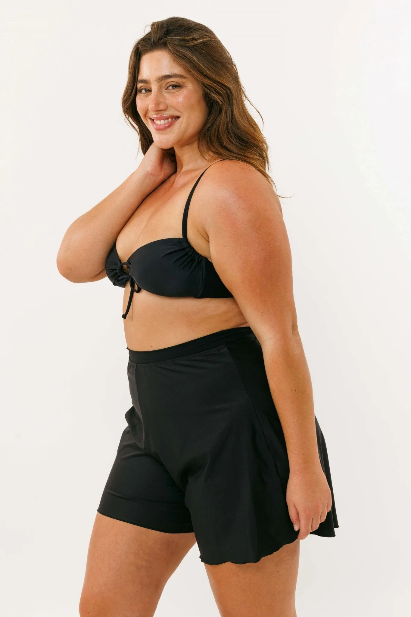 Flare Shorts Black