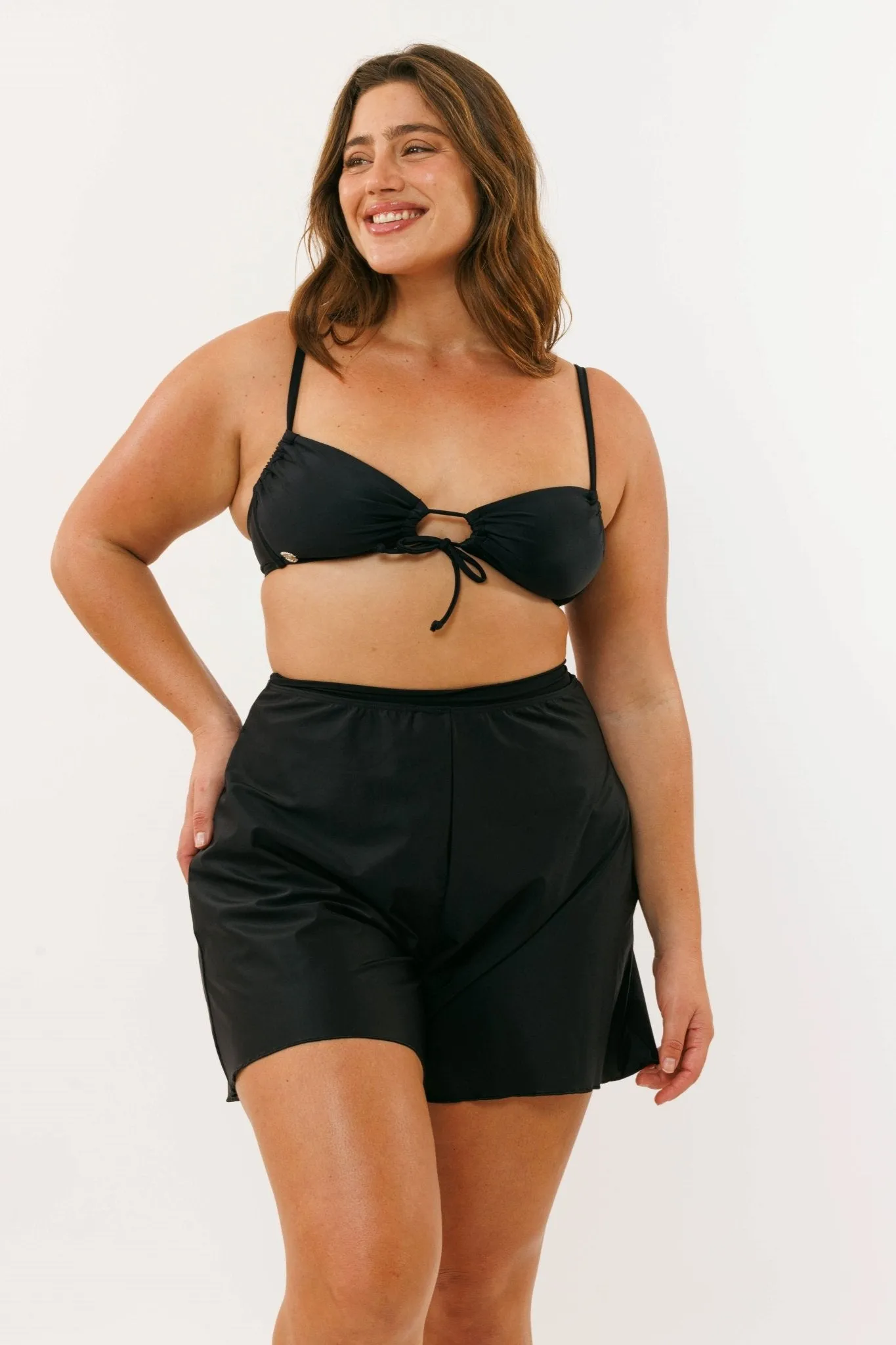 Flare Shorts Black