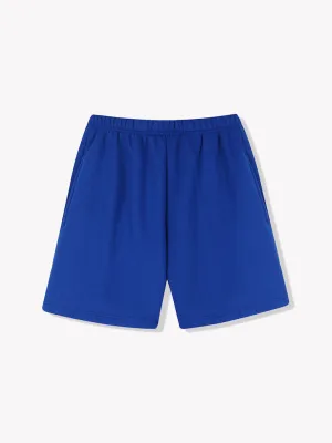 Fleece Sweat Shorts-Royal