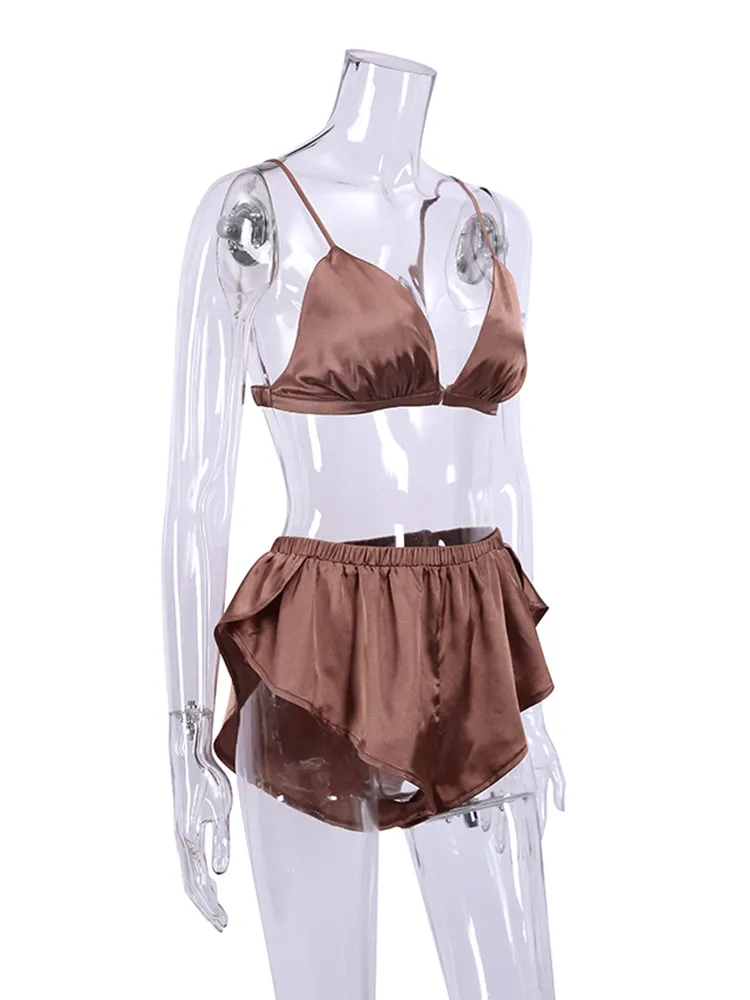 Flirty Ruffles Lingerie Set