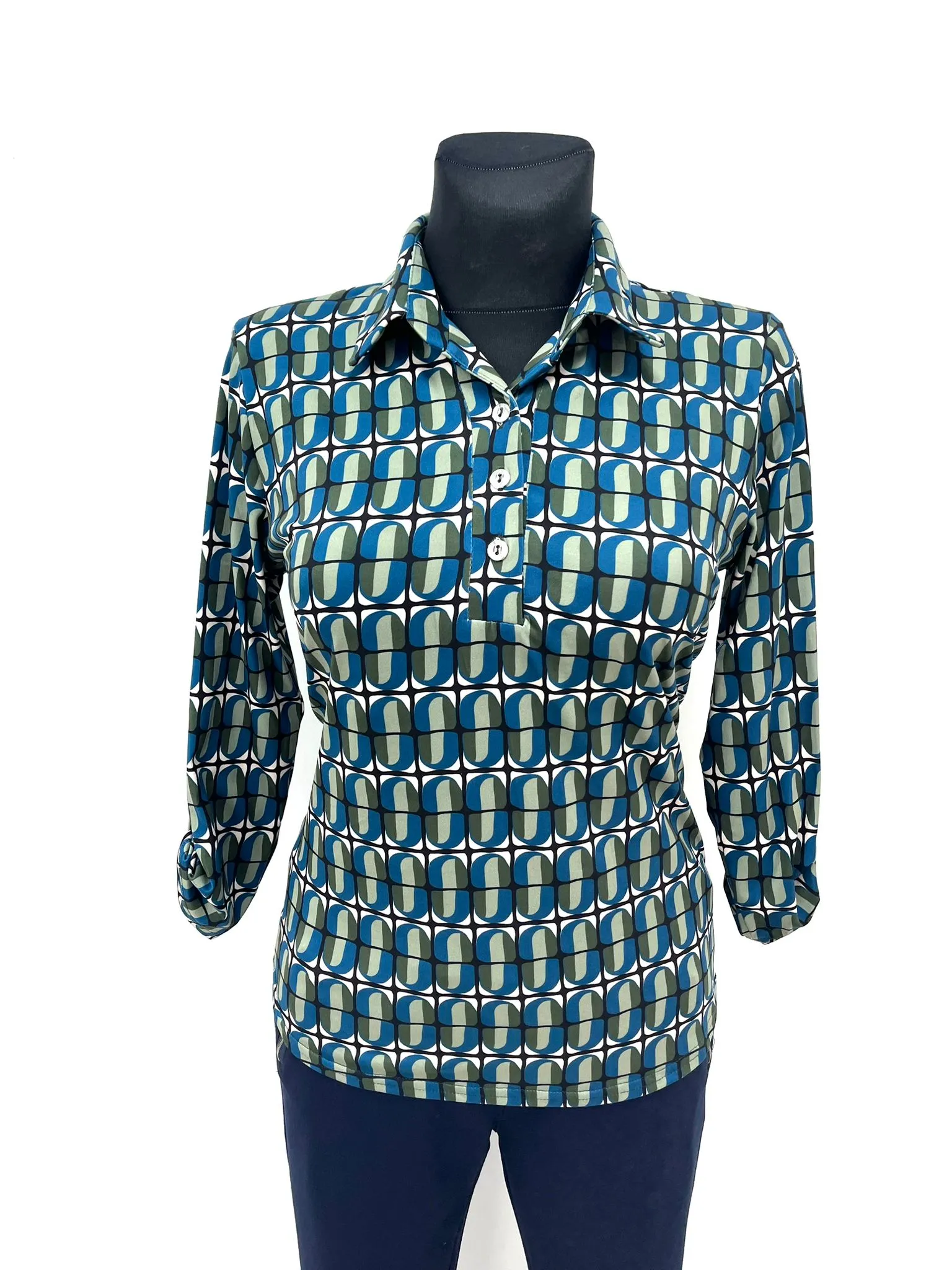 FM Fashion YEW Range Ladies Tops - Collar