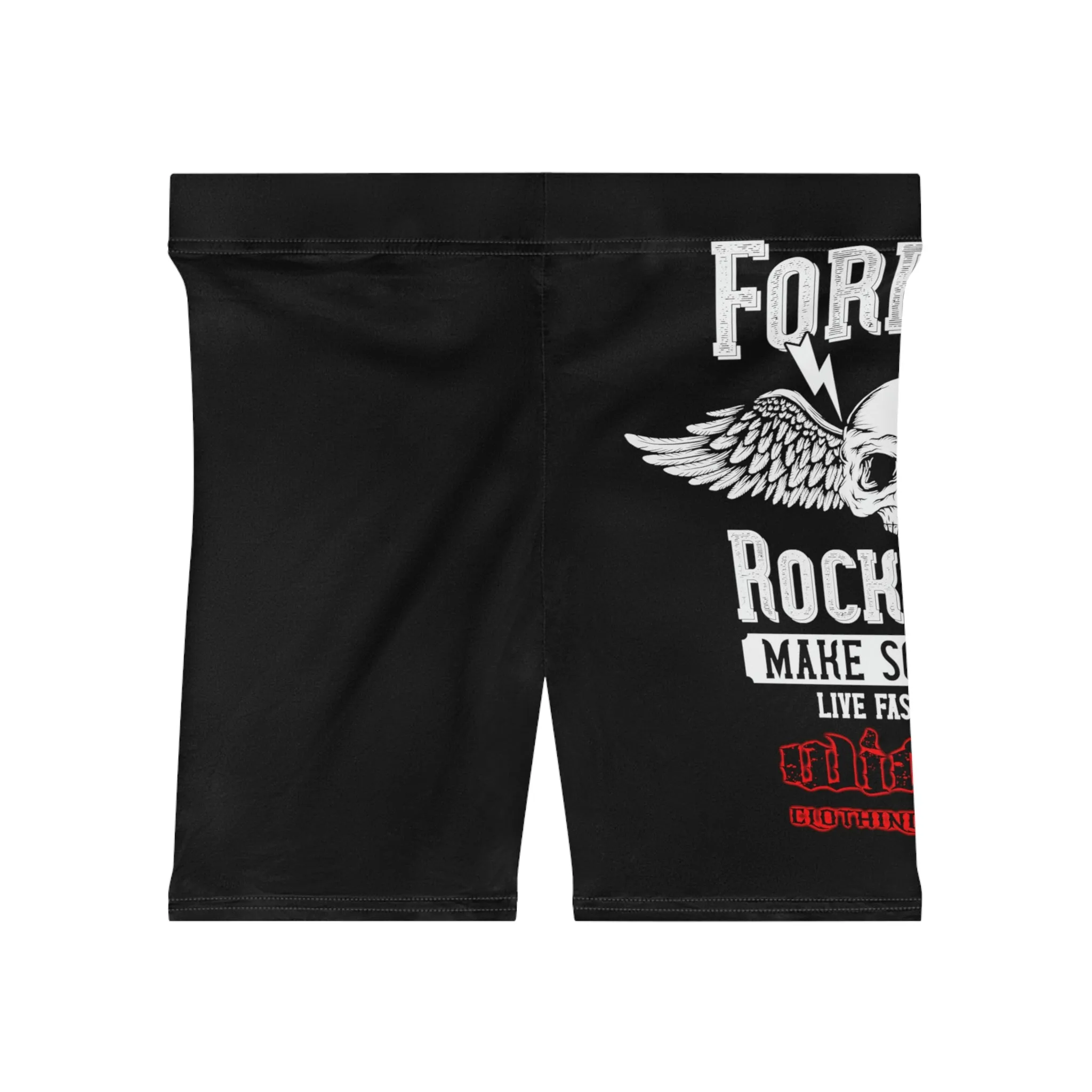 Forever White/ Biker Shorts