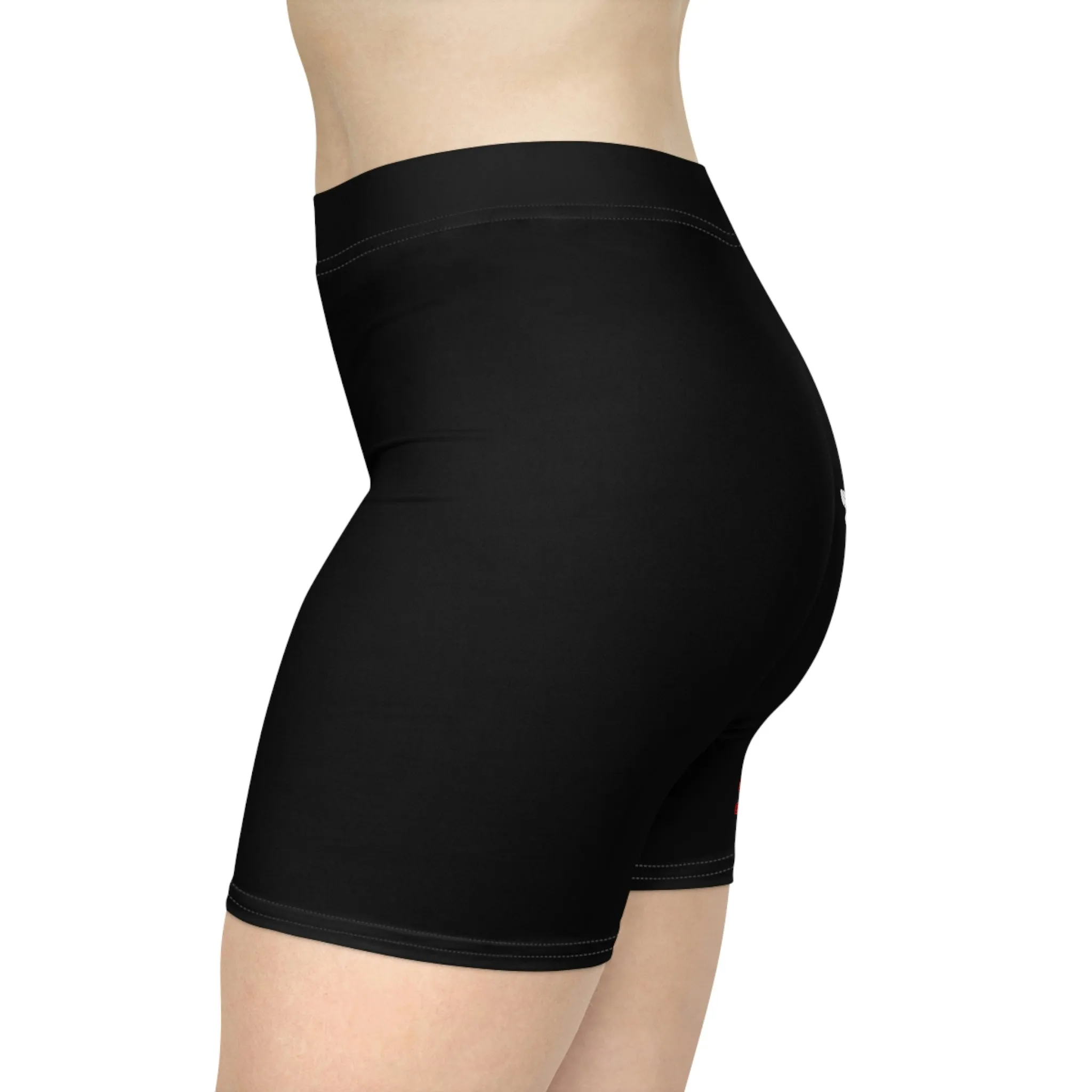Forever White/ Biker Shorts