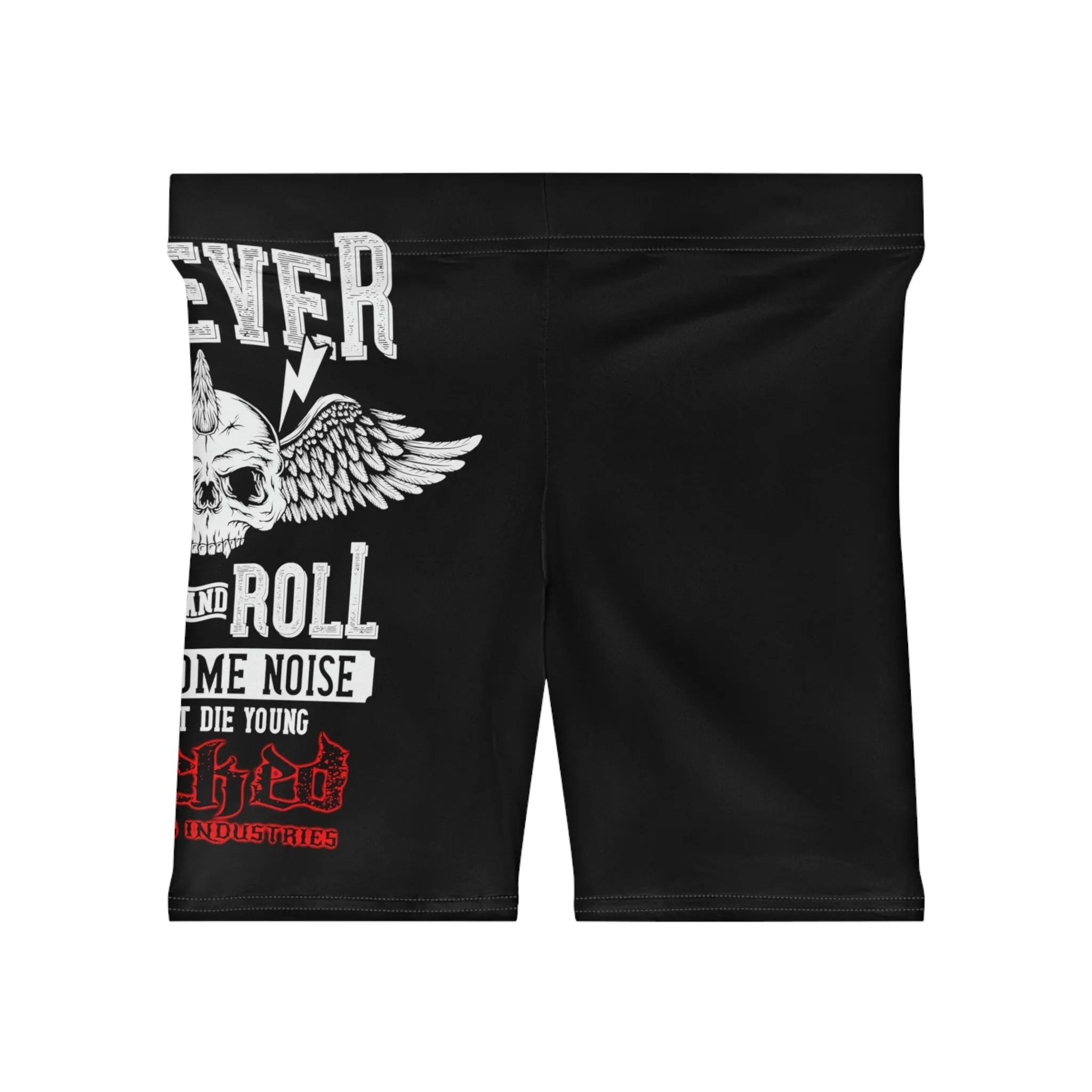 Forever White/ Biker Shorts