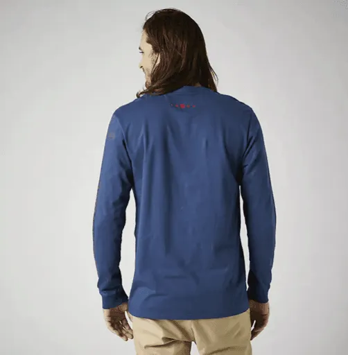 Fox Skarz Long Sleeve Tee Dark Indigo