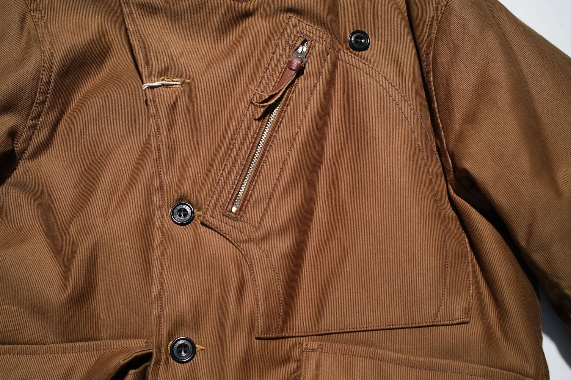 Freewheelers "Winter Aviators" Jacket (Sepia Brown)