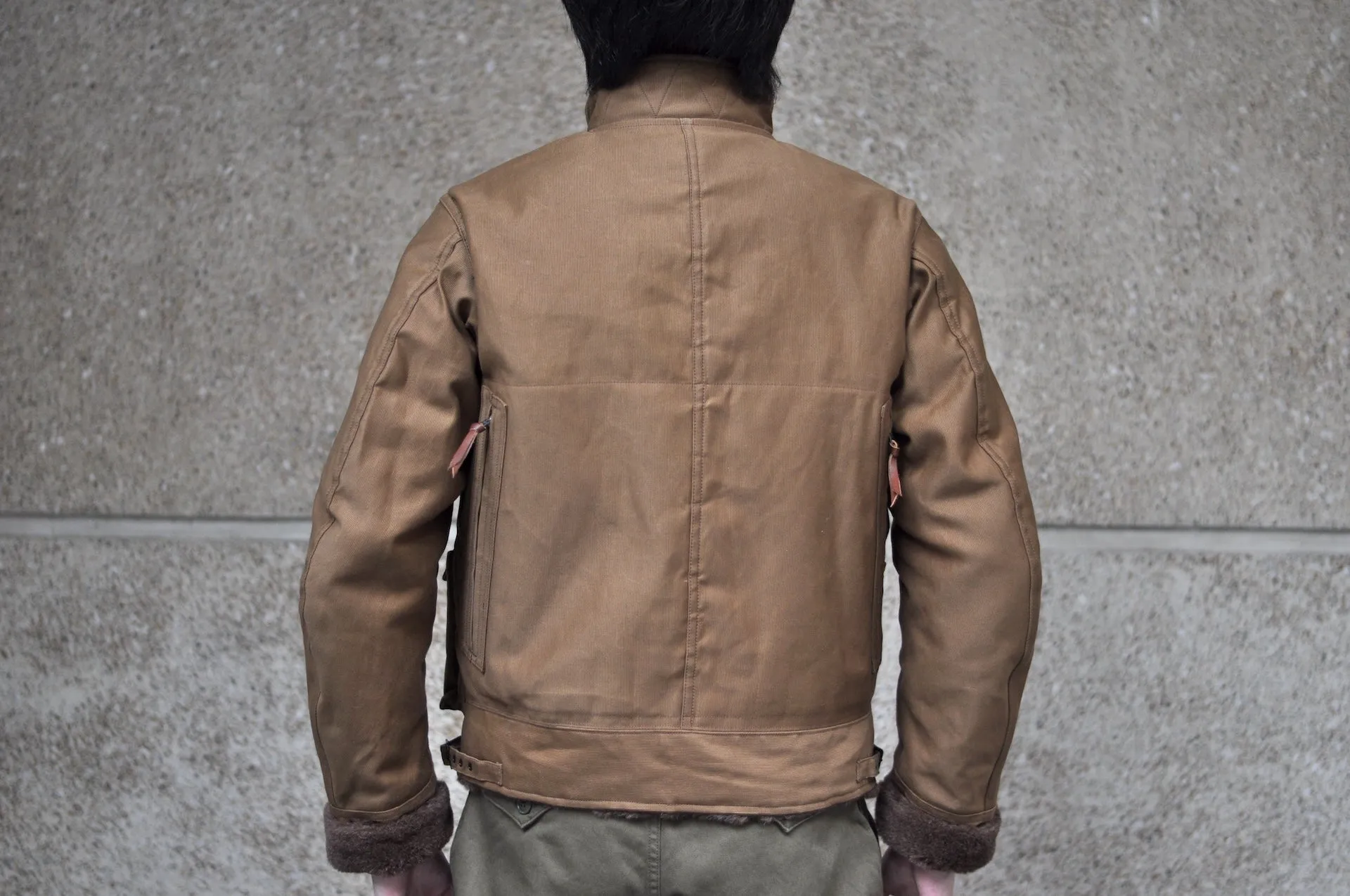 Freewheelers "Winter Aviators" Jacket (Sepia Brown)