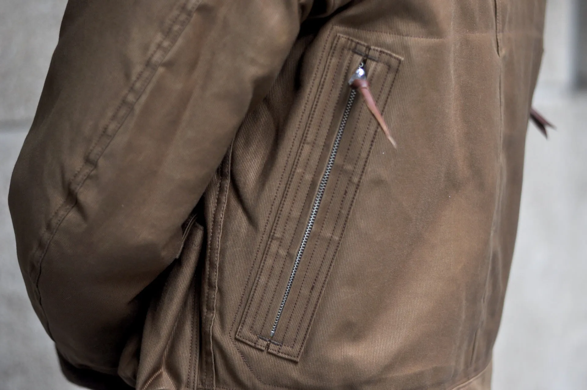 Freewheelers "Winter Aviators" Jacket (Sepia Brown)