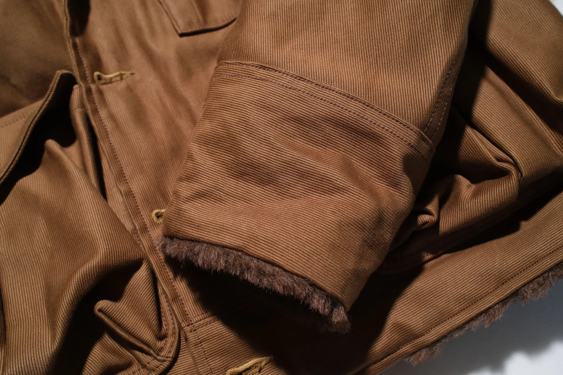Freewheelers "Winter Aviators" Jacket (Sepia Brown)