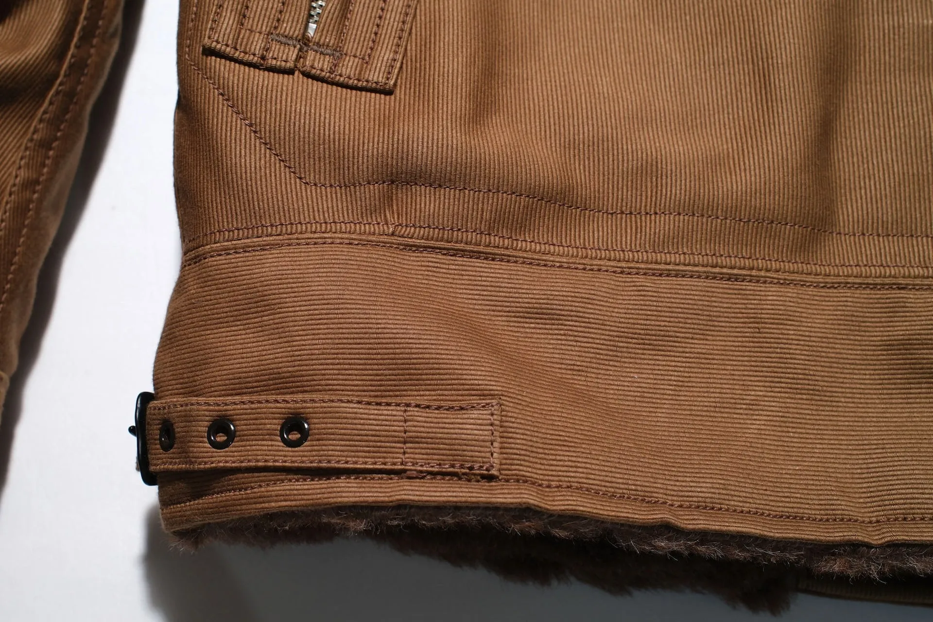 Freewheelers "Winter Aviators" Jacket (Sepia Brown)