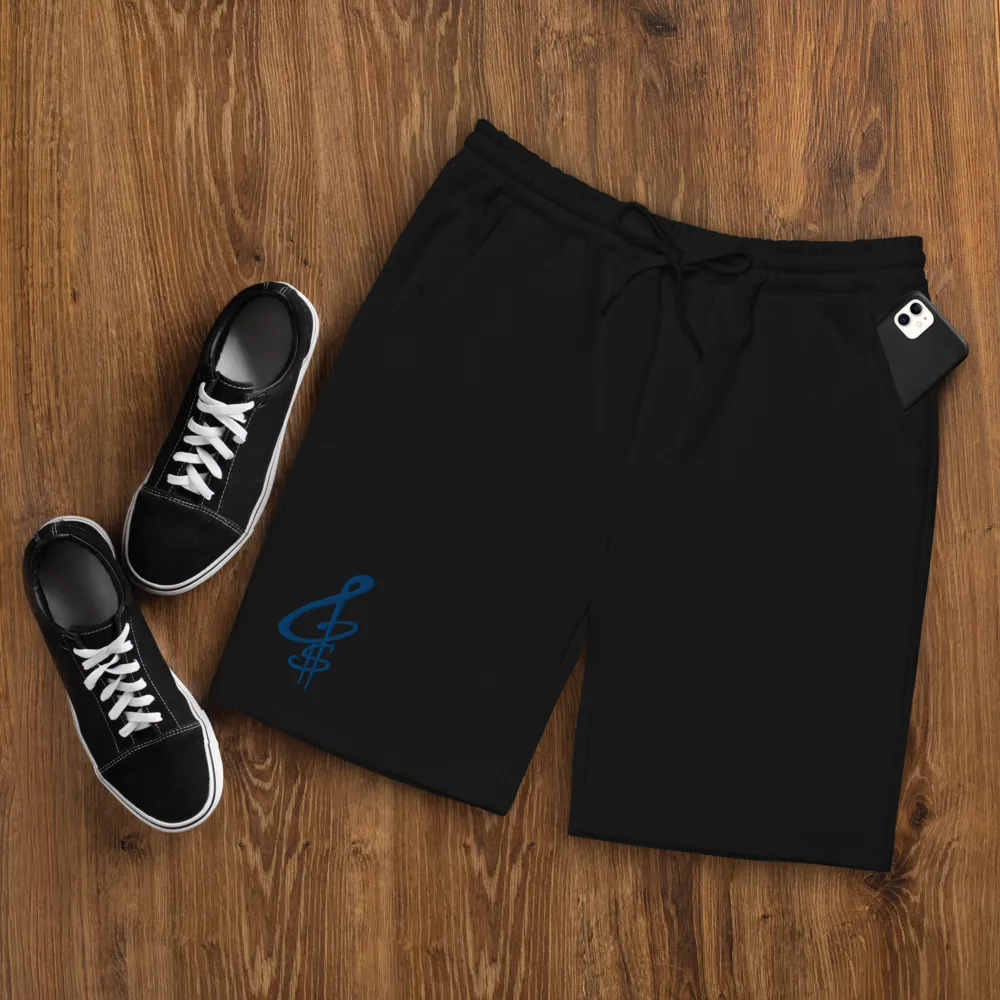 G-Note Embroidered Shorts (Blue Logo)
