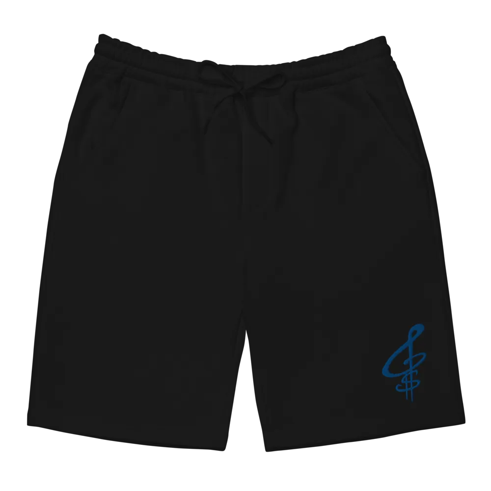 G-Note Embroidered Shorts (Blue Logo)