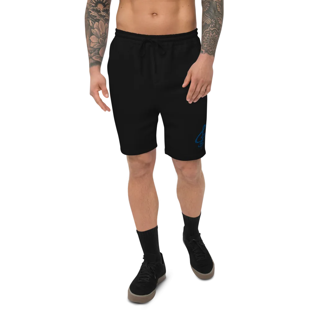 G-Note Embroidered Shorts (Blue Logo)