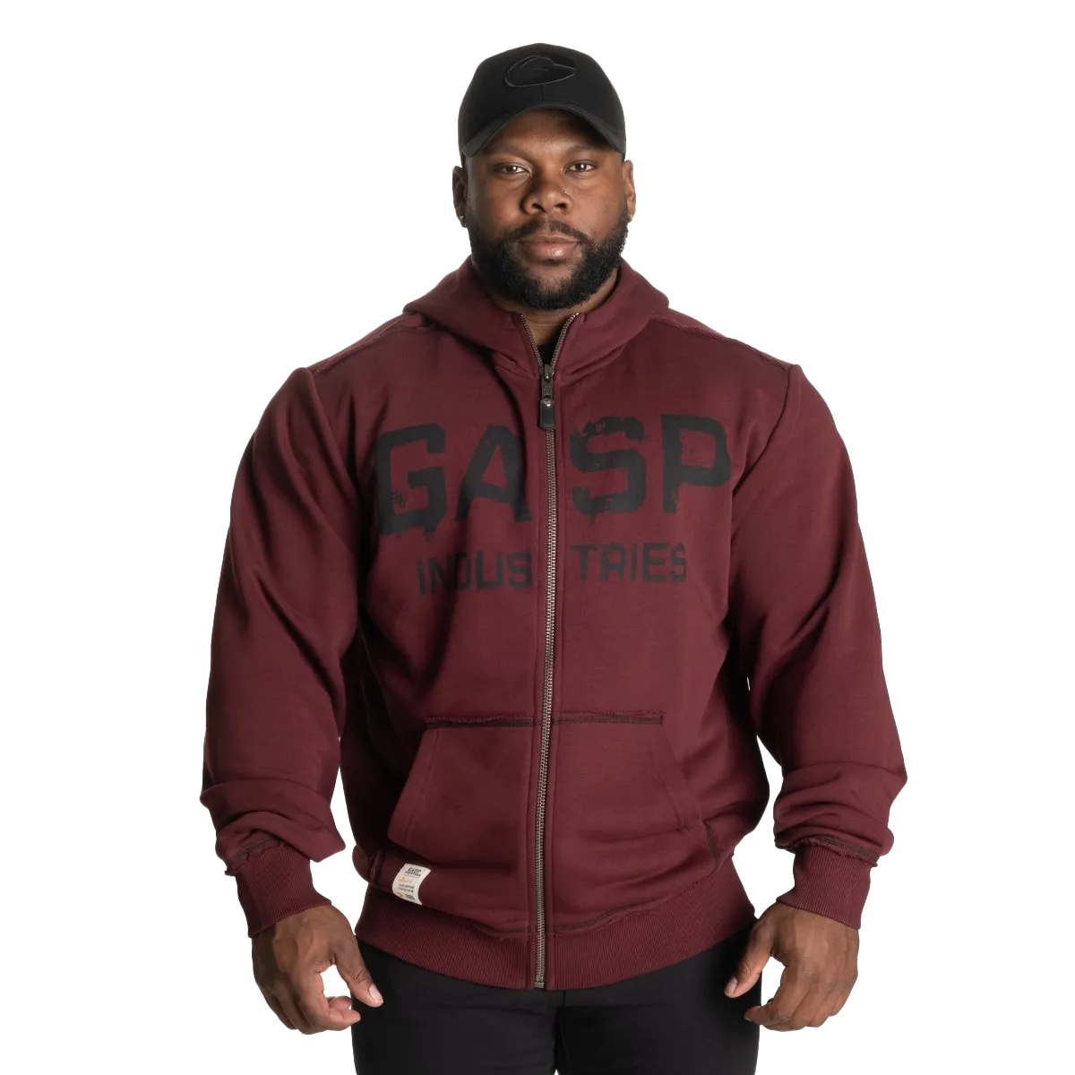 GASP Layered Hood Maroon