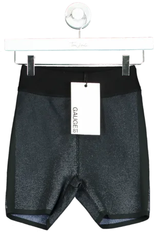 Gauge81 Black & Blue Calgary Shorts UK XS