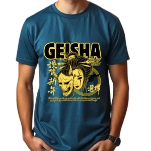 Geisha Half Sleeve T-Shirt