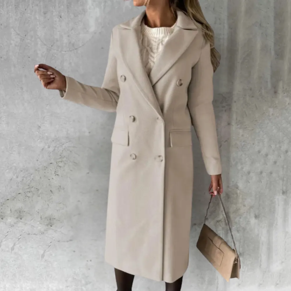 Genevieve - Timeless Double-Breasted Coat
