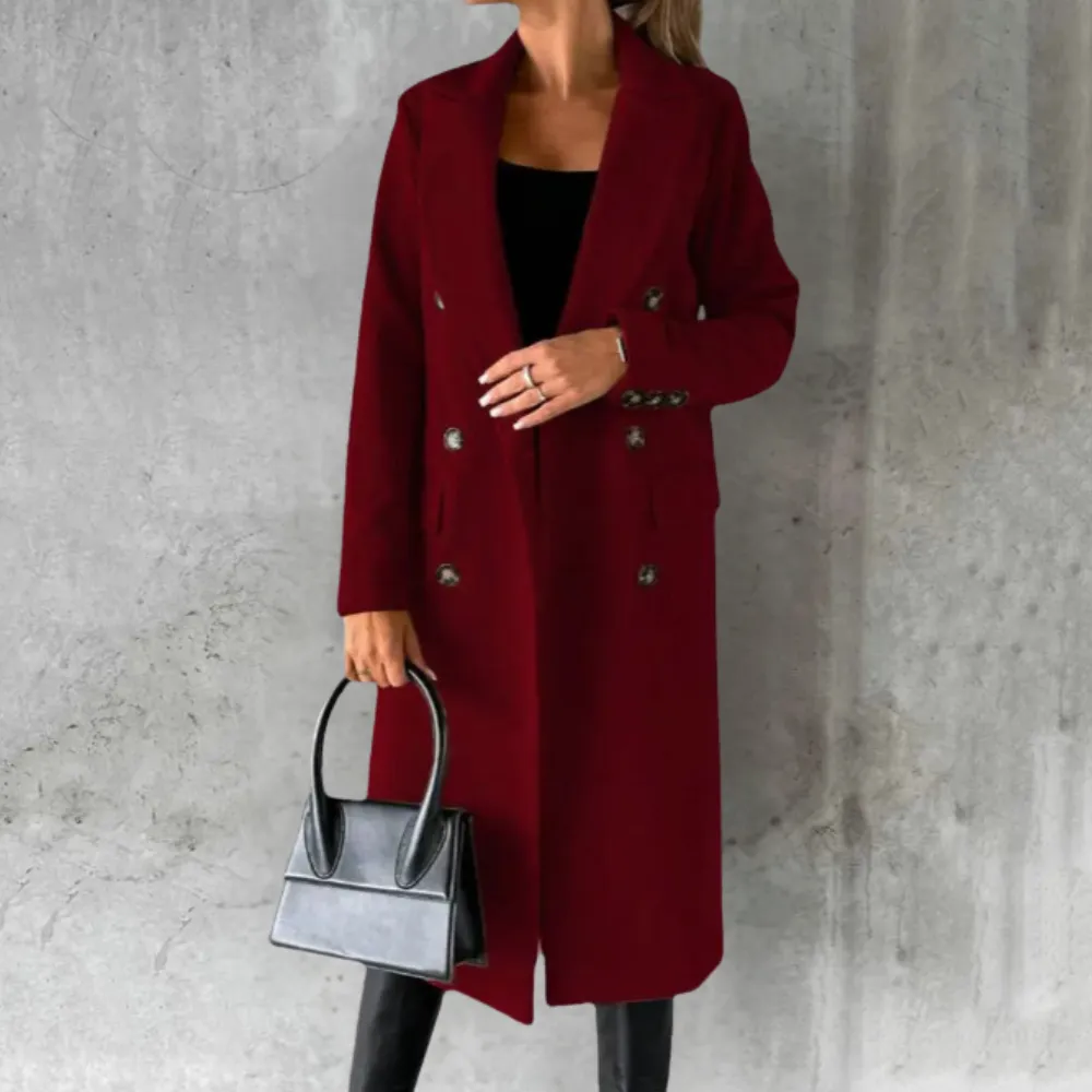 Genevieve - Timeless Double-Breasted Coat