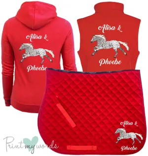 'Ginny' Ladies Personalised Matching Equestrian Set - Elegant Design