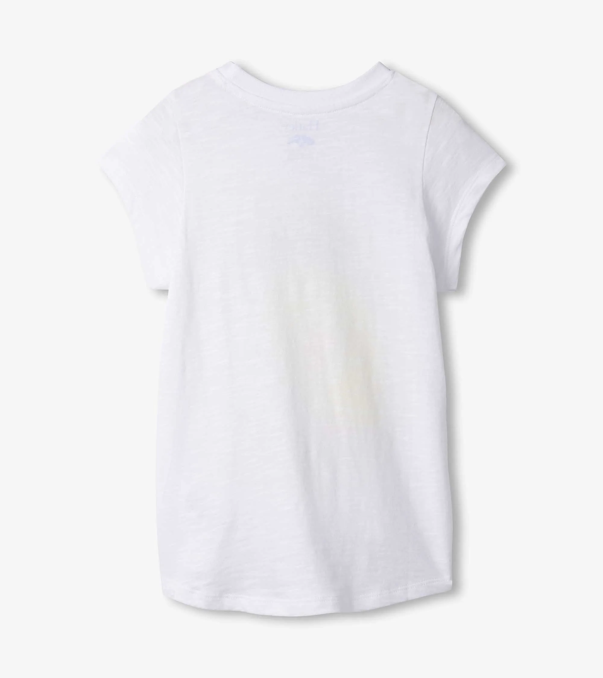 Girls Happy Lemon Tie Front T-Shirt