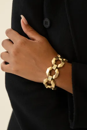 Gold Link Bracelet