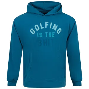 Golfing Is The Sh*t Oversized Hoodie Petrol