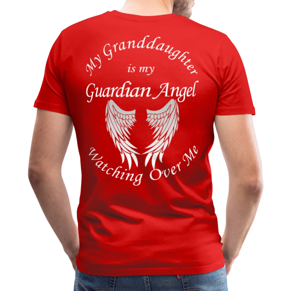 Granddaughter Guardian Angel Men's Premium T-Shirt (CK1890)