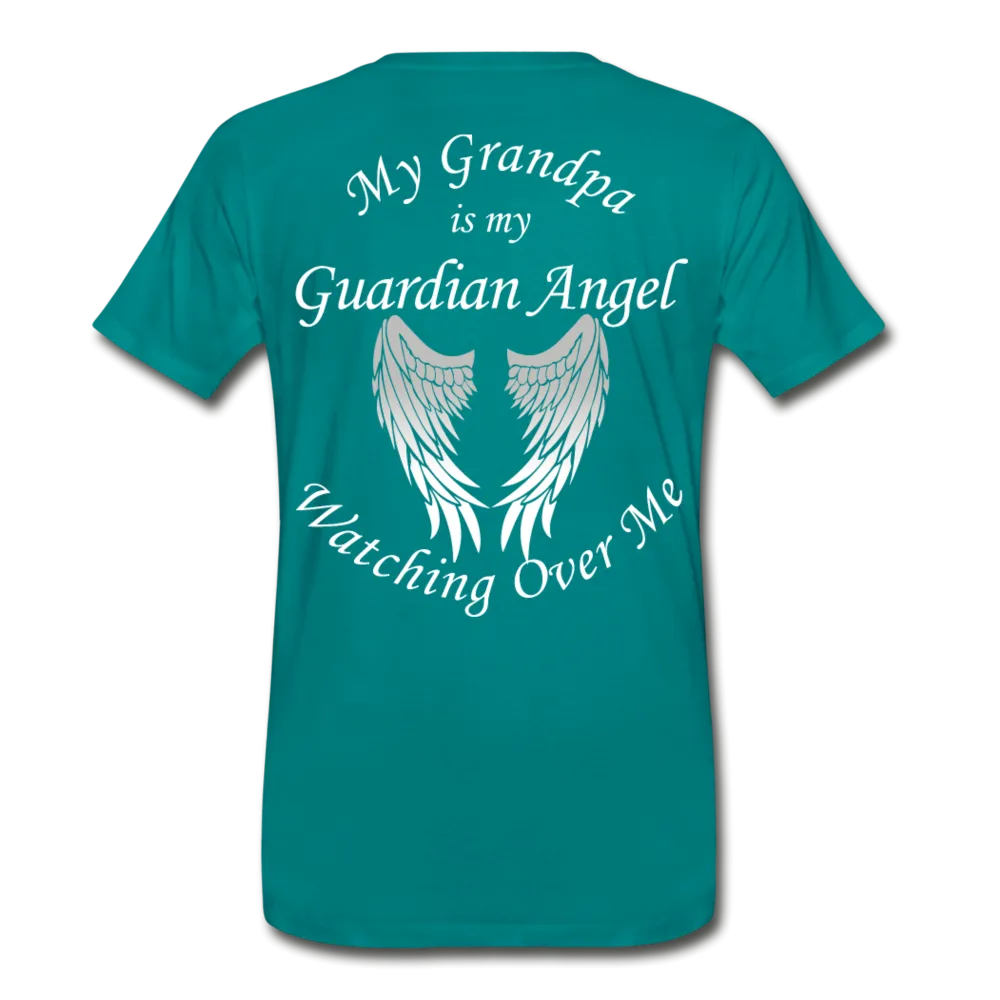 Grandpa Guardian Angel Men's Premium T-Shirt (Ck1458U)