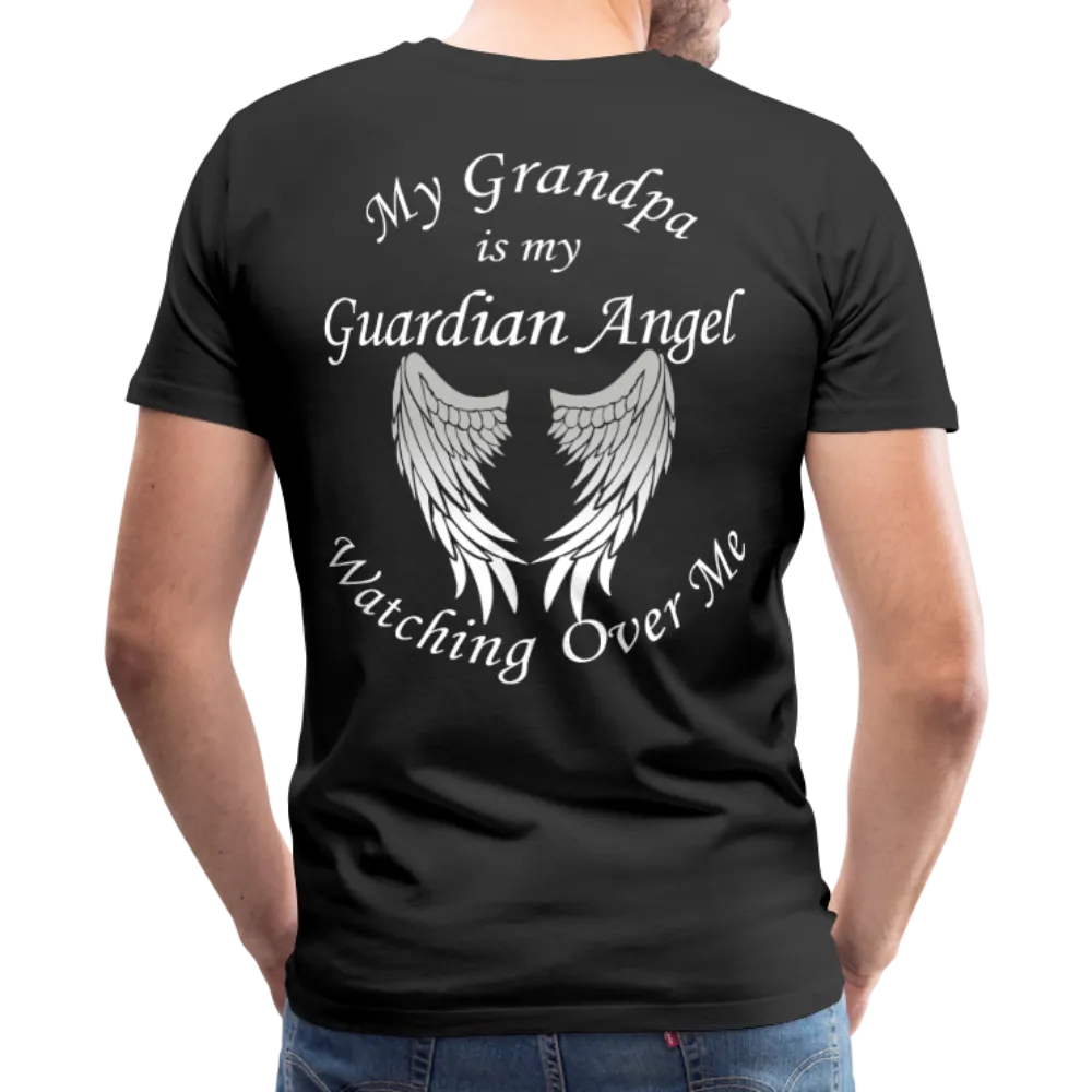 Grandpa Guardian Angel Men's Premium T-Shirt (Ck1458U)
