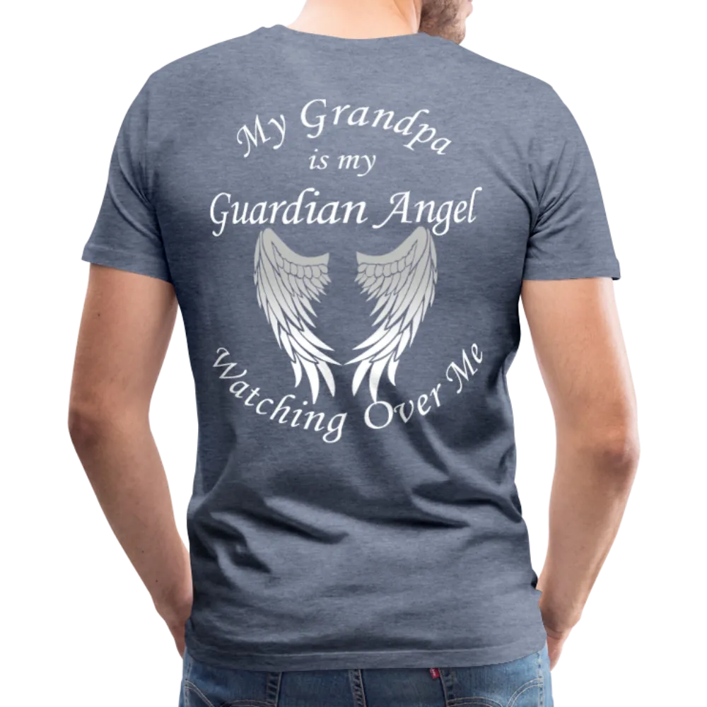 Grandpa Guardian Angel Men's Premium T-Shirt (Ck1458U)