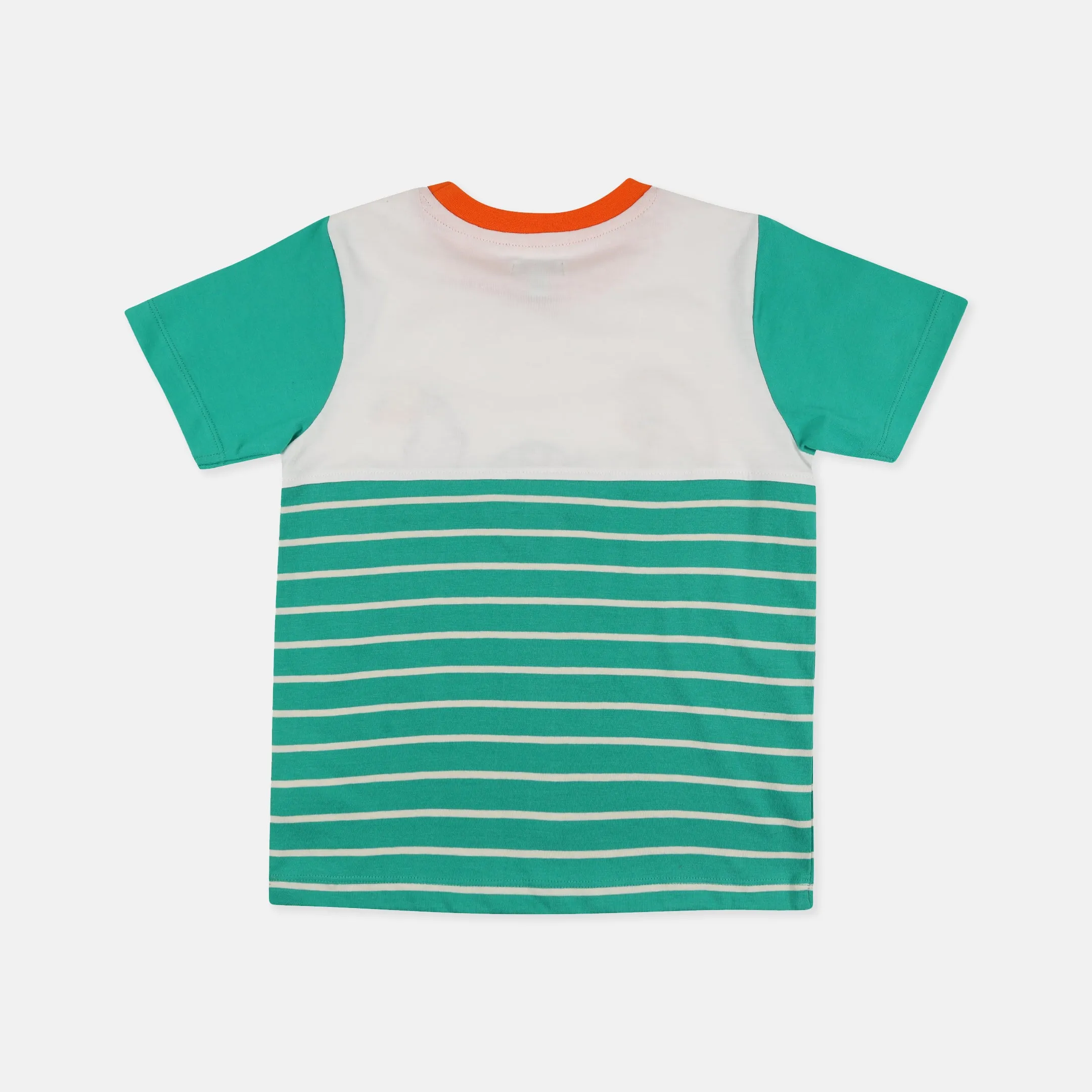 Green Animal Kingdom Applique T-Shirt