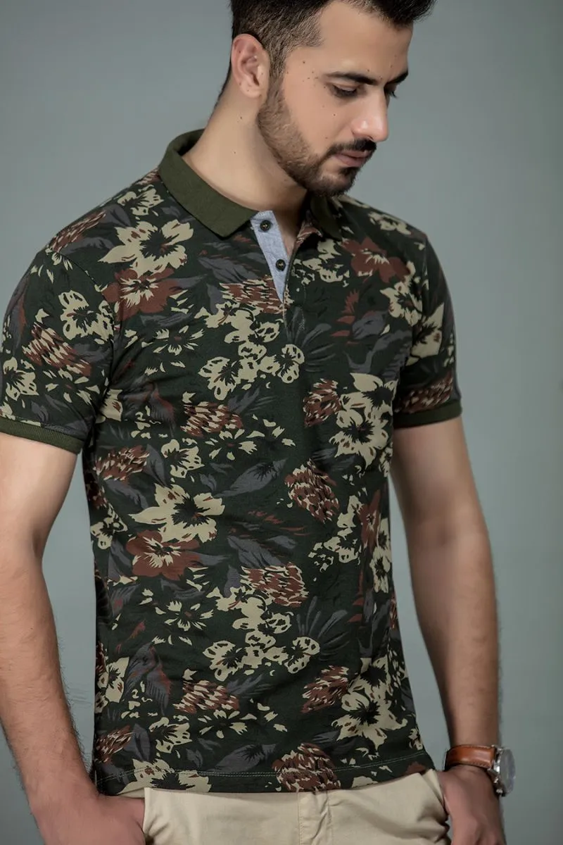 Green T Shirt Collar HS