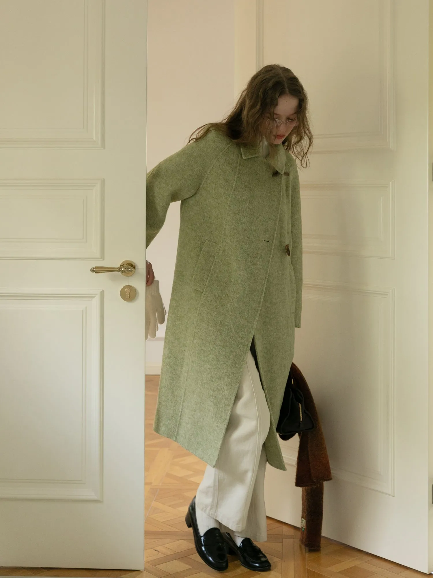 Green Wool Coat