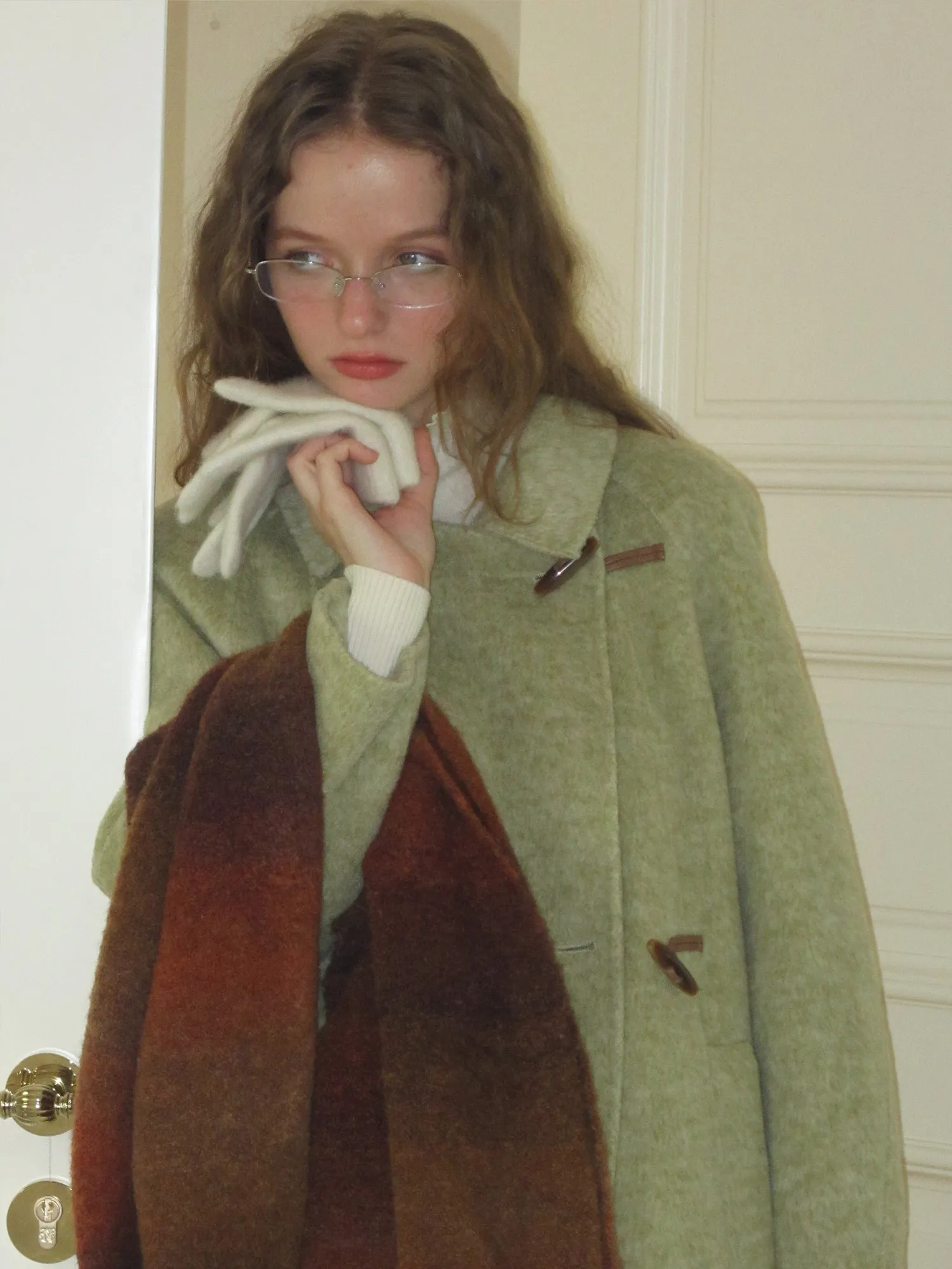Green Wool Coat
