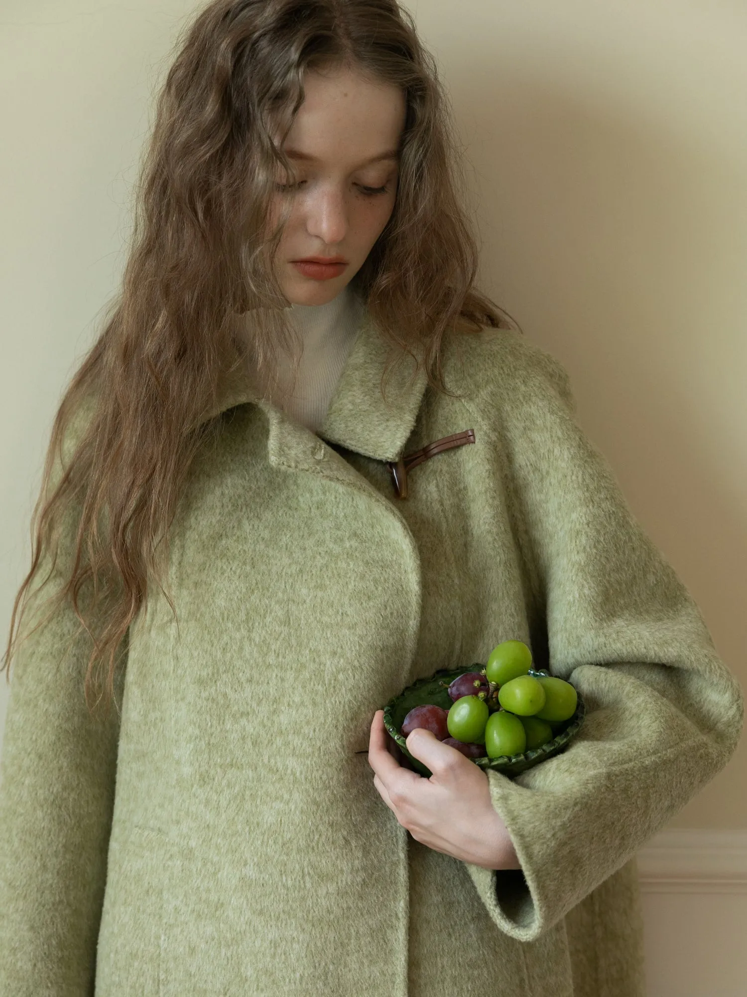 Green Wool Coat