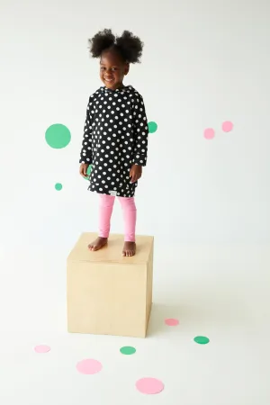 Grow With Me Hoodie | Black   Polka Dots